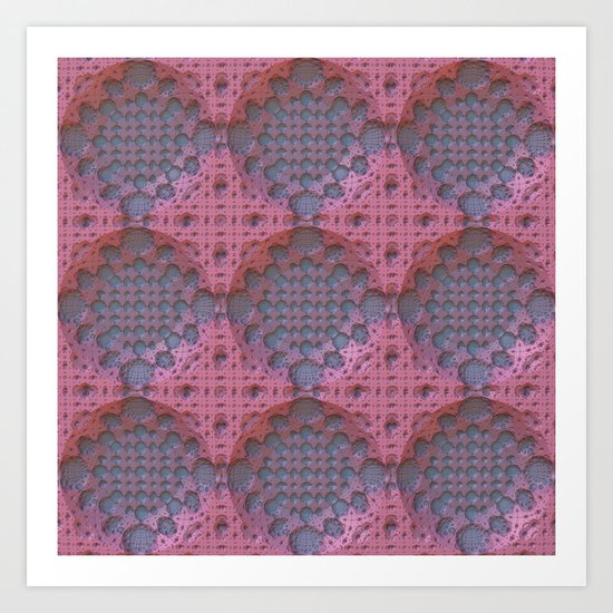 Recessed Lace Art Print