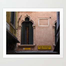 Per Rialto - Venezia, Italy Art Print