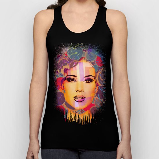Mimicry, face Unisex Tank Top