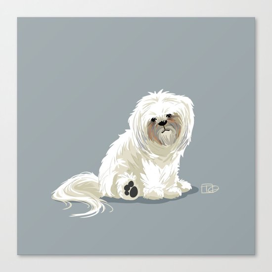Mugsy the Shih Tzu Canvas Print