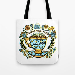 Poison of Choice: Cyanide TeaCup Tote Bag
