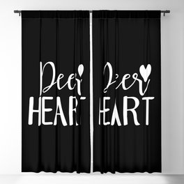 Deer Heart Valentine's Day Blackout Curtain