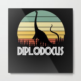 Diplodocus Metal Print