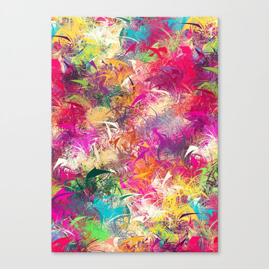 Random Paint Canvas Print