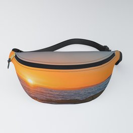 5680 Seagull Soaring at Sunset Fanny Pack