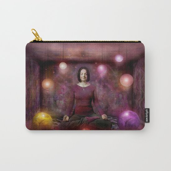 Woman in Meditation Carry-All Pouch