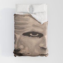 Two Faced Painting  Duvet Cover