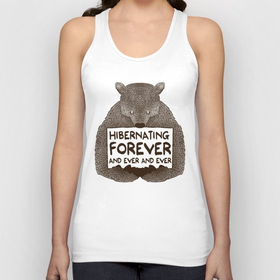 Hibernating Forever Unisex Tank Top