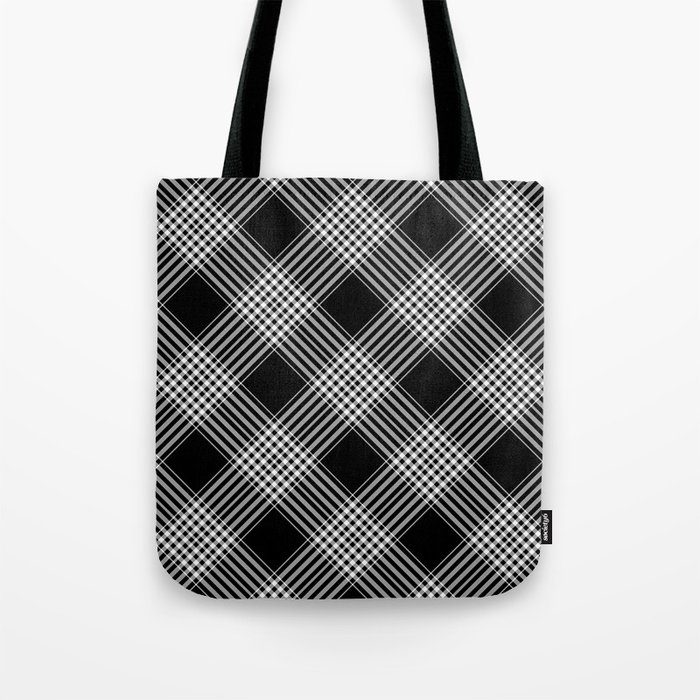 tartan tote bag