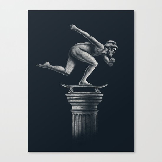 The Skater Canvas Print
