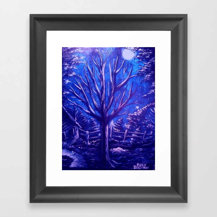 Lonely Tree Framed Art Print