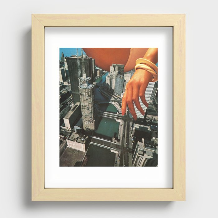 City Lover Recessed Framed Print