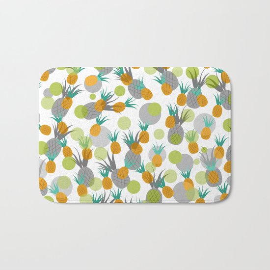 Pineapple Storm Bath Mat