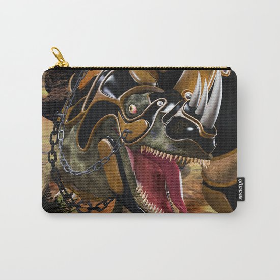 T-Rex with armor Carry-All Pouch