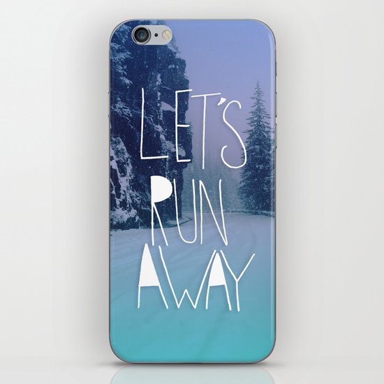 Let's Run Away: Rainier National Forest, Oregon iPhone & iPod Skin