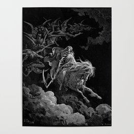 Death on the Pale Horse Gustave Dore Poster