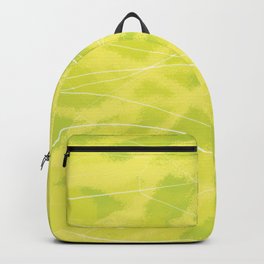 Lemon Yellow gradient colours Backpack | Gift, Pastel, Digital, Design, Graphite, Absract, Modern, Deco, Drawing, Geometric 