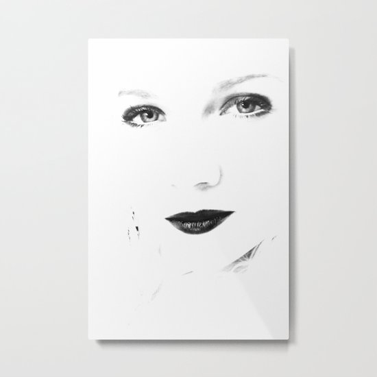 Face Metal Print