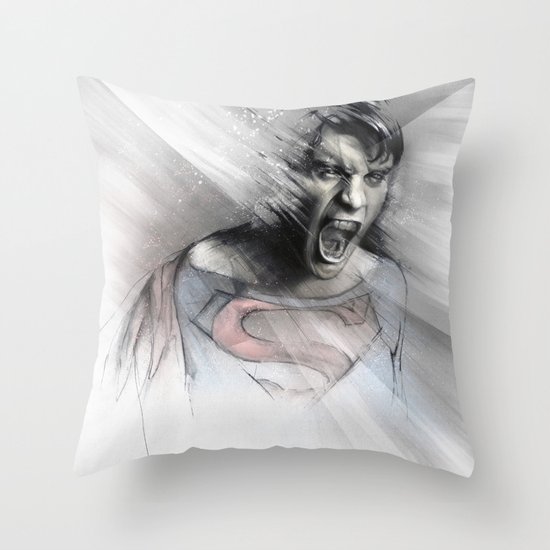 Superheroes SF Throw Pillow