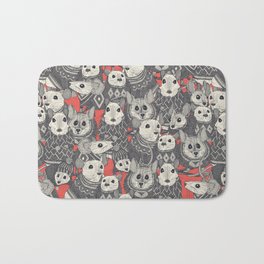 sweater mice coral Bath Mat | Pattern, Jumper, Knitting, Vintage, Kids, Festive, Illustration, Hat, Drawing, Sweaters 