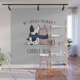 Cuddle Now Frenchie Wall Mural
