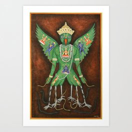 Garuda The Supreme  Art Print