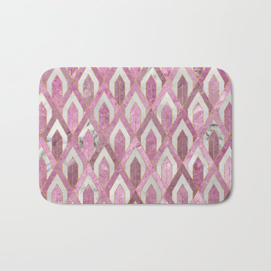 Art Deco Marble Pattern IV Bath Mat