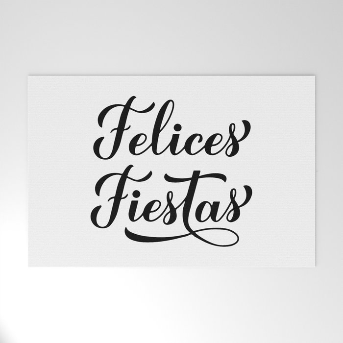 text in Spanish: Happy Tuesday. Lettering. calligraphy vector