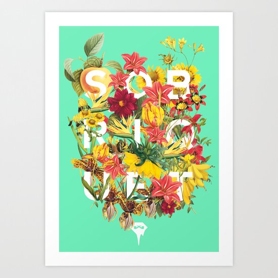 Flora Tropical. Art Print