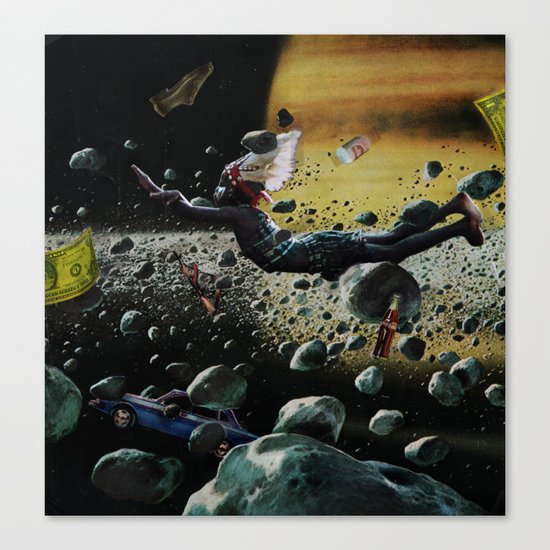 Astro Boy | Collage Canvas Print