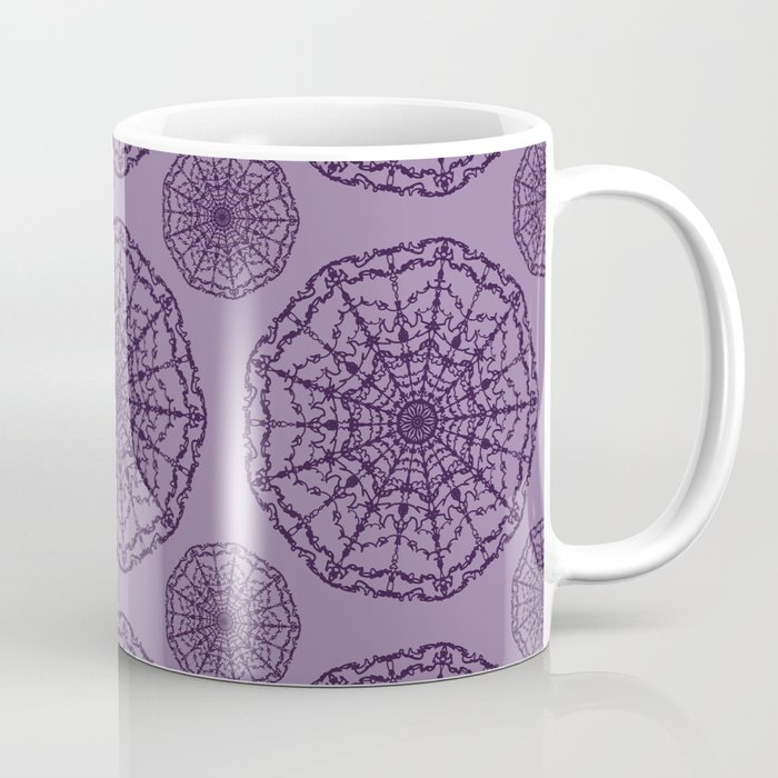Haunted Mansion Halloween - Purple Webs Coffee Mug