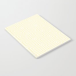 White and Yellow Tessellation Line Pattern 3 - Diamond Vogel 2022 Popular Colour Pure Laughter 0846 Notebook