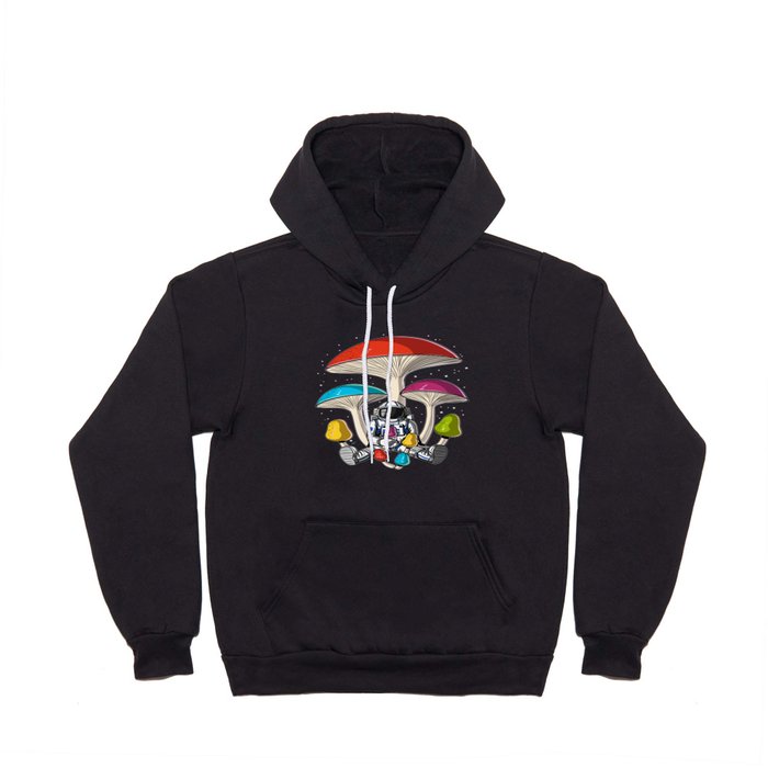 Space Astronaut Psychedelic Mushrooms Festival Hoody