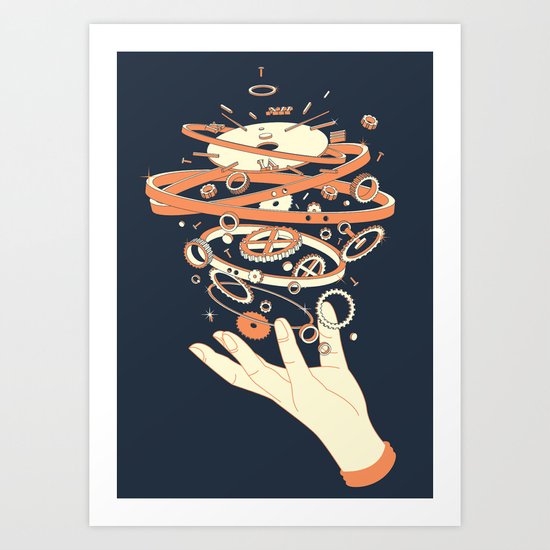 time controller Art Print