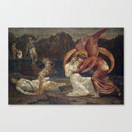 Cupid and Psyche - Palace Green Murals - Psyche receiving the Casket from Proserpine Canvas Print