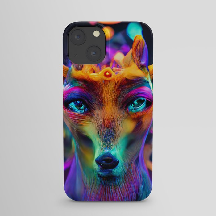 Psychedelic Deer iPhone Case