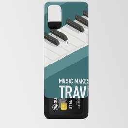 Music makes you travel Android Card Case