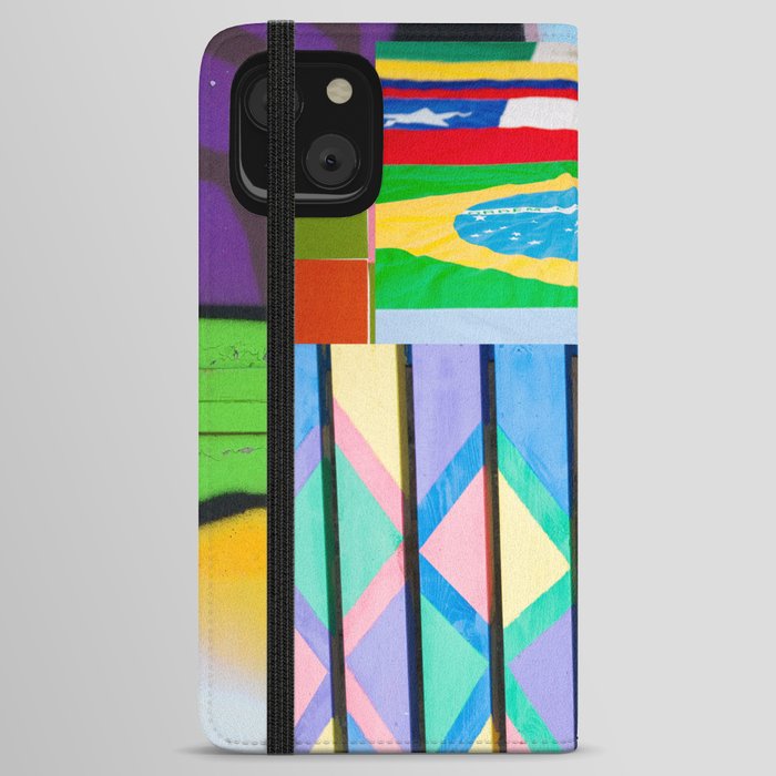 Mix of flags and colours  iPhone Wallet Case