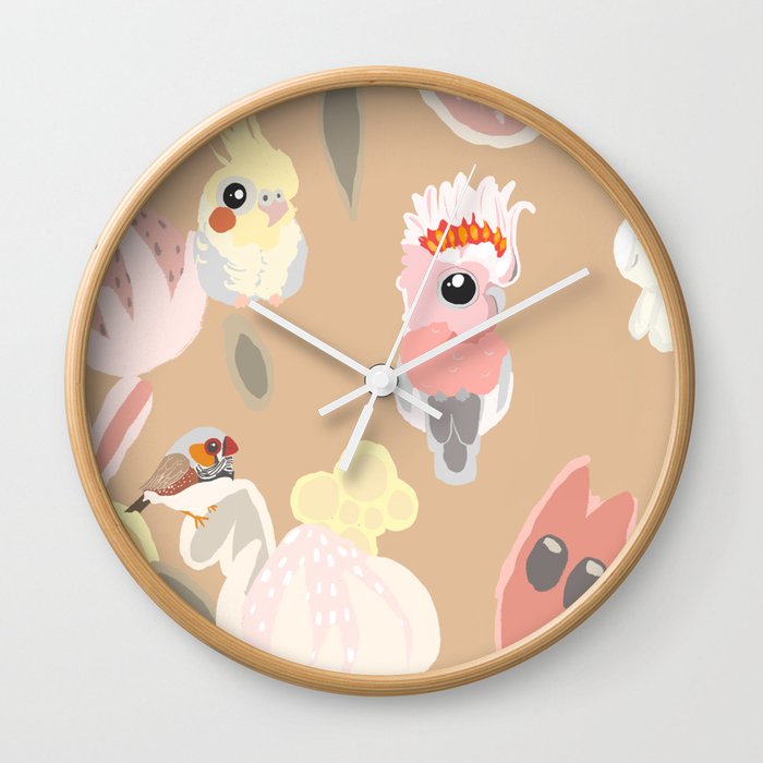 Australian Treetops Wall Clock