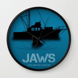 Jaws - Alternative Movie Poster Wall Clock