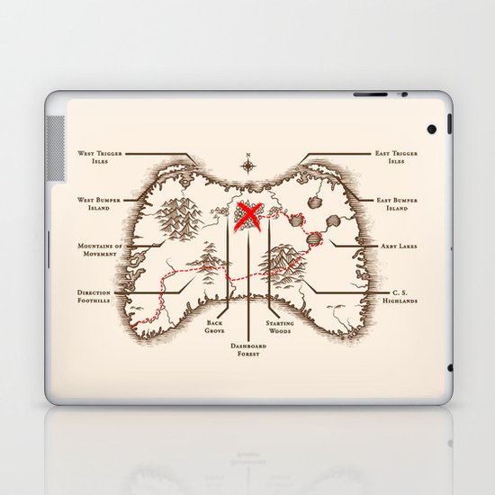 Controller Map Laptop & iPad Skin