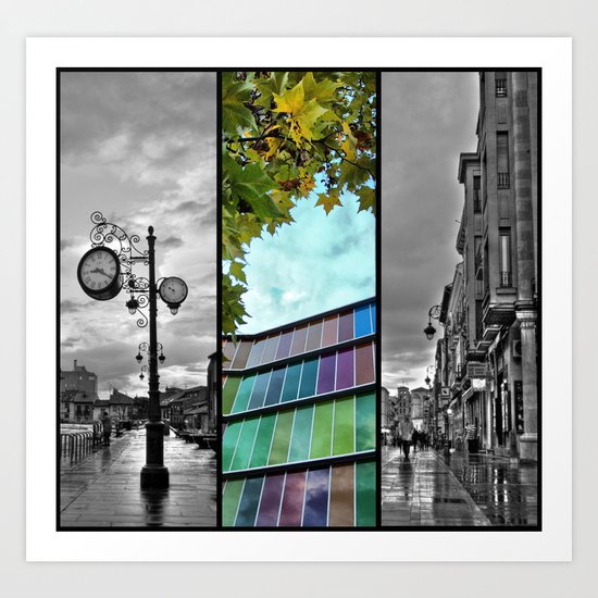 Triptych Art Print