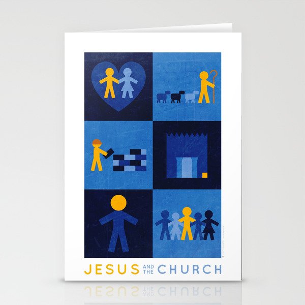 Jesus and the Church Stationery Cards