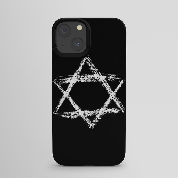 Star of David 22- Jerusalem -יְרוּשָׁלַיִם,israel,hebrew,judaism,jew,david,magen david iPhone Case