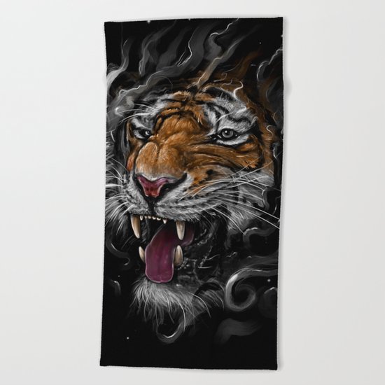 Tiger Beach Towel
