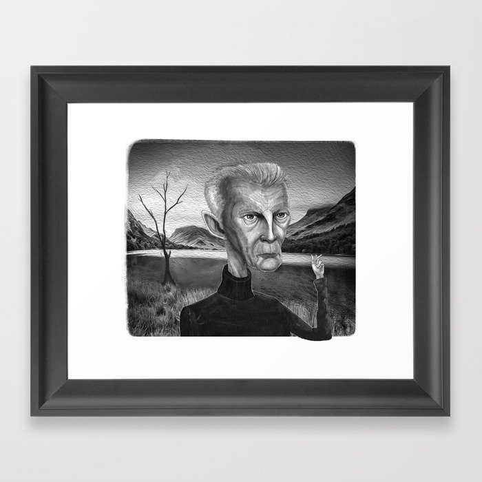 Samuel Beckett Framed Art Print