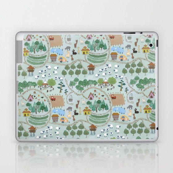 Countryside village life  Laptop & iPad Skin