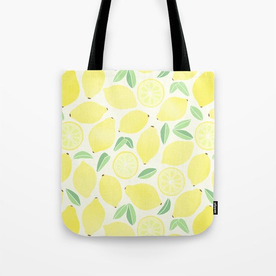 Summer Lemons Tote Bag