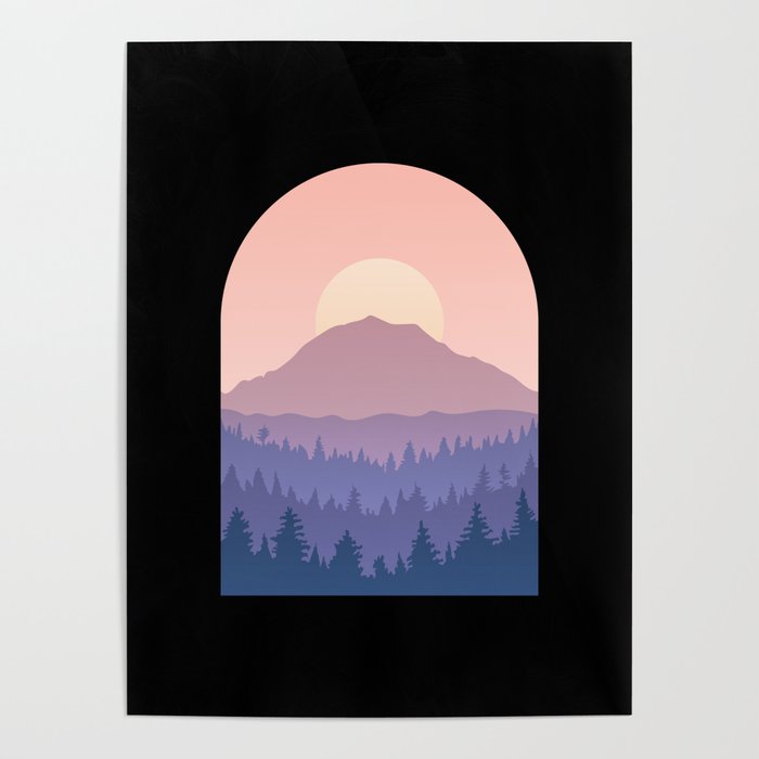 Mount Rainier Landscape Poster