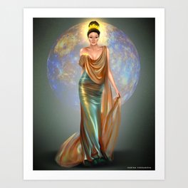 Mercury Goddess Art Print